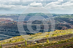 Iron ore mining. Zheleznogorsk. Russia