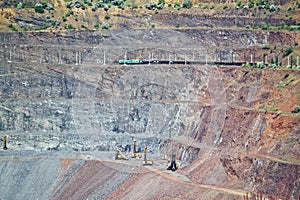 Iron ore opencast mine