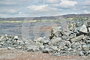 Iron ore opencast mine