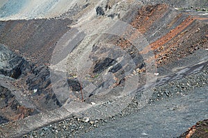 Iron ore opencast mining