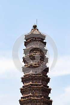 The Iron Pagoda of Kaifeng, Henan, China.