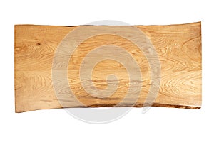 Iron pedestal tree epoxy table on white background