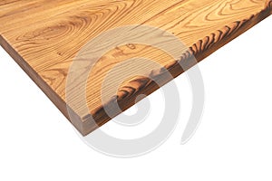 Iron pedestal tree epoxy table on white background