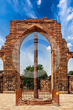 Iron pillar in Qutub complex