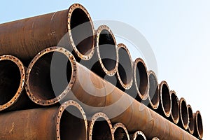 Iron pipes and steel tubes factory