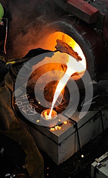 Iron Pour - Blocking the