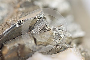 Iron pyrite, is an iron sulfide with the chemical formula FeS2