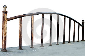 Iron railing