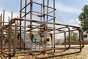 Iron for reinforced concrete