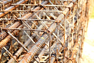 Iron rod armature for construction