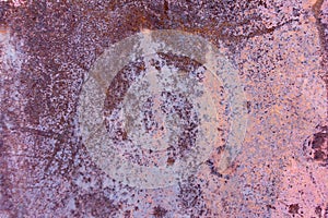Texture of old rusty metal,old iron wall