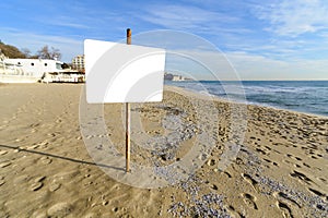 Billboard on the beach