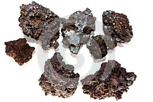 Iron slag from an archaeological site