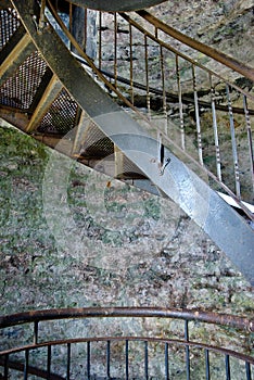 Iron spiral stairs