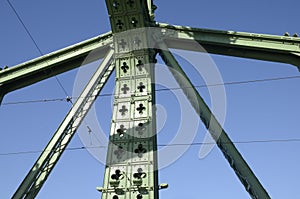Iron structura bridge