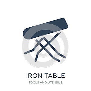 iron table icon in trendy design style. iron table icon isolated on white background. iron table vector icon simple and modern