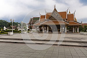 Iron temple Loha Prasat in Wat Ratchanatdaram Bangkok