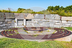 Iron Tracks for 15-Inch Rodman Gun at Fort Monroe