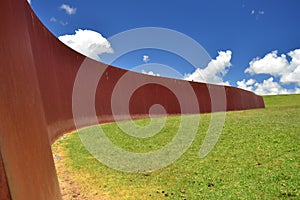 Iron walll in greenland, New Zealand