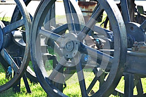 Iron wheel detail