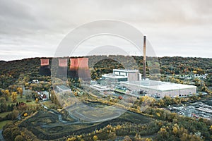 Ironbridge Power Station at Autumn