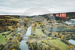 Ironbridge Power Station at Autumn