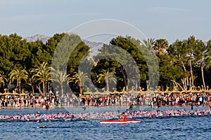 Ironman swim in Alcudia