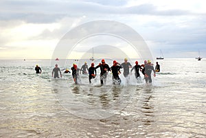 Ironman triathletes