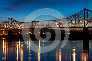 Ironton-Russell Bridge - Ohio River - Ironton, Ohio & Russell, Kentucky