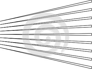 irradiated parallel lines