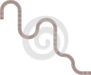 irregular abstract form rounded waves