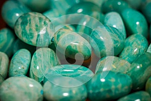 Irregular amazonite beads