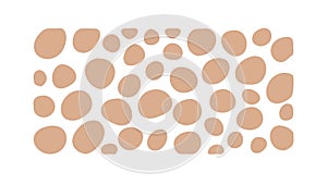 Irregular Dot Texture Illustration, vector design Generative AI