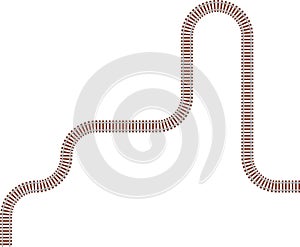 Irregular path rounded waves