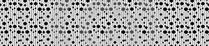 Irregular polka dots seamless pattern. Circle shapes texture background.