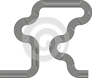 irregular rounded waves-40