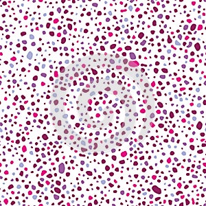 Irregular spots and blobs seamless pattern