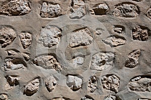 Irregular Stone wall Texture in focus