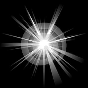 Irregular white star 2