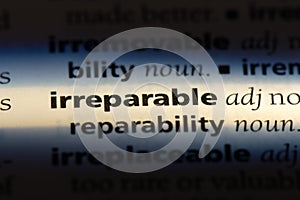 irreparable