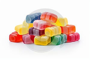 Irresistible Colorful jelly candies. Generate Ai