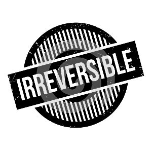 Irreversible rubber stamp photo