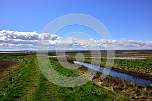 Irrigation Channels and Pools at Shellness on the Isle of Sheppey photo