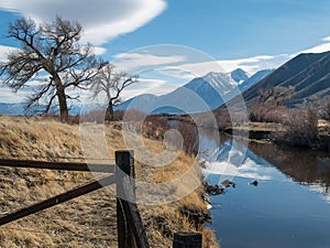 Irrigation ditch in the Carson River Valley