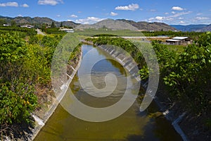 Irrigation for the orchards. Osoyoos, B.C.