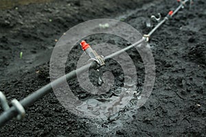 Irrigation system close up