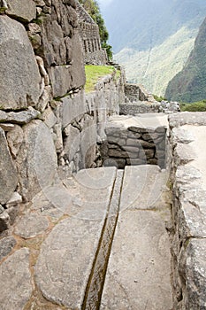 Irrigation System - Machu Picchu - Peru