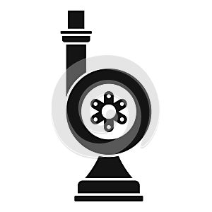 Irrigation turbine icon, simple style