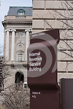 IRS Building Sign