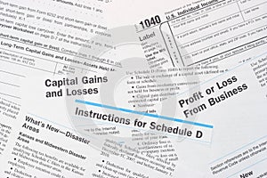 IRS Federal Income Tax Forms